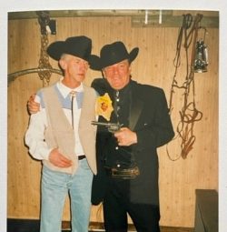 Head groundsman, Norman. Always said he was a Cowboy
